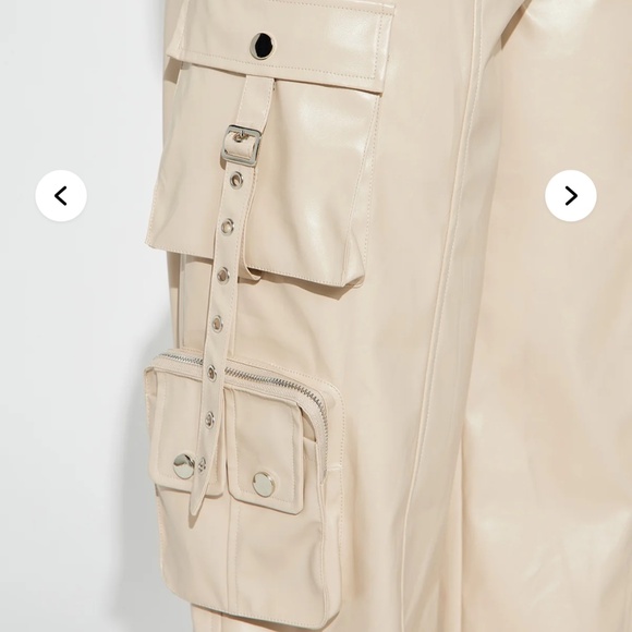 FashionNova In The Moment Faux Leather Pants - Picture 3 of 3